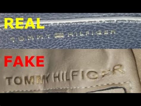 authentic vs fake tommy hilfiger bags|is tommy jeans legit.